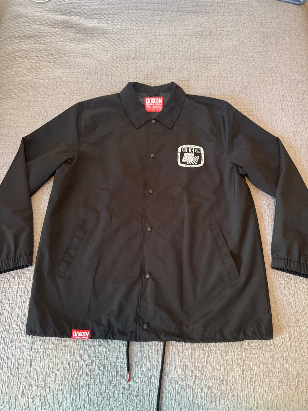 Dixxon Button Up Coaches Windbreaker Jacket